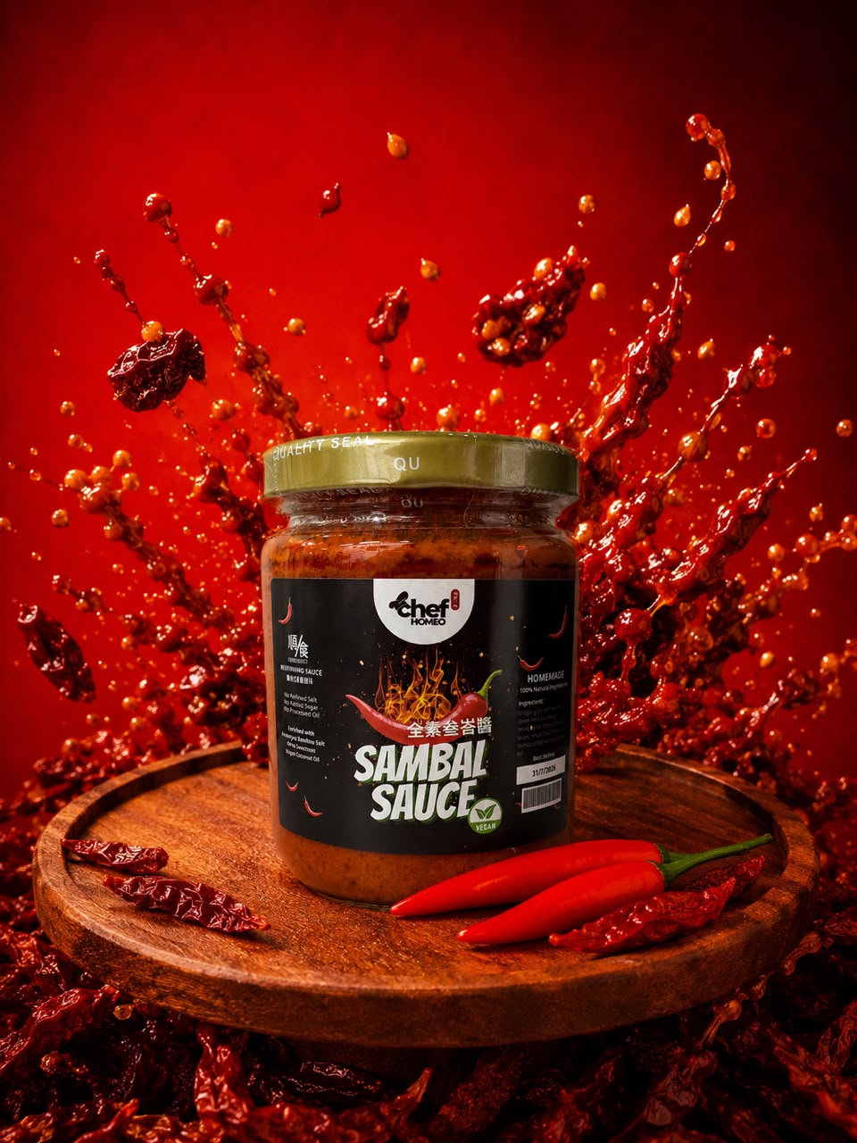 Chef Homeo Vegan Sambal Sauce